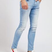 JEANS UOMO GUESS CELESTE CHIARO MOD. CHRIS - immagine 2