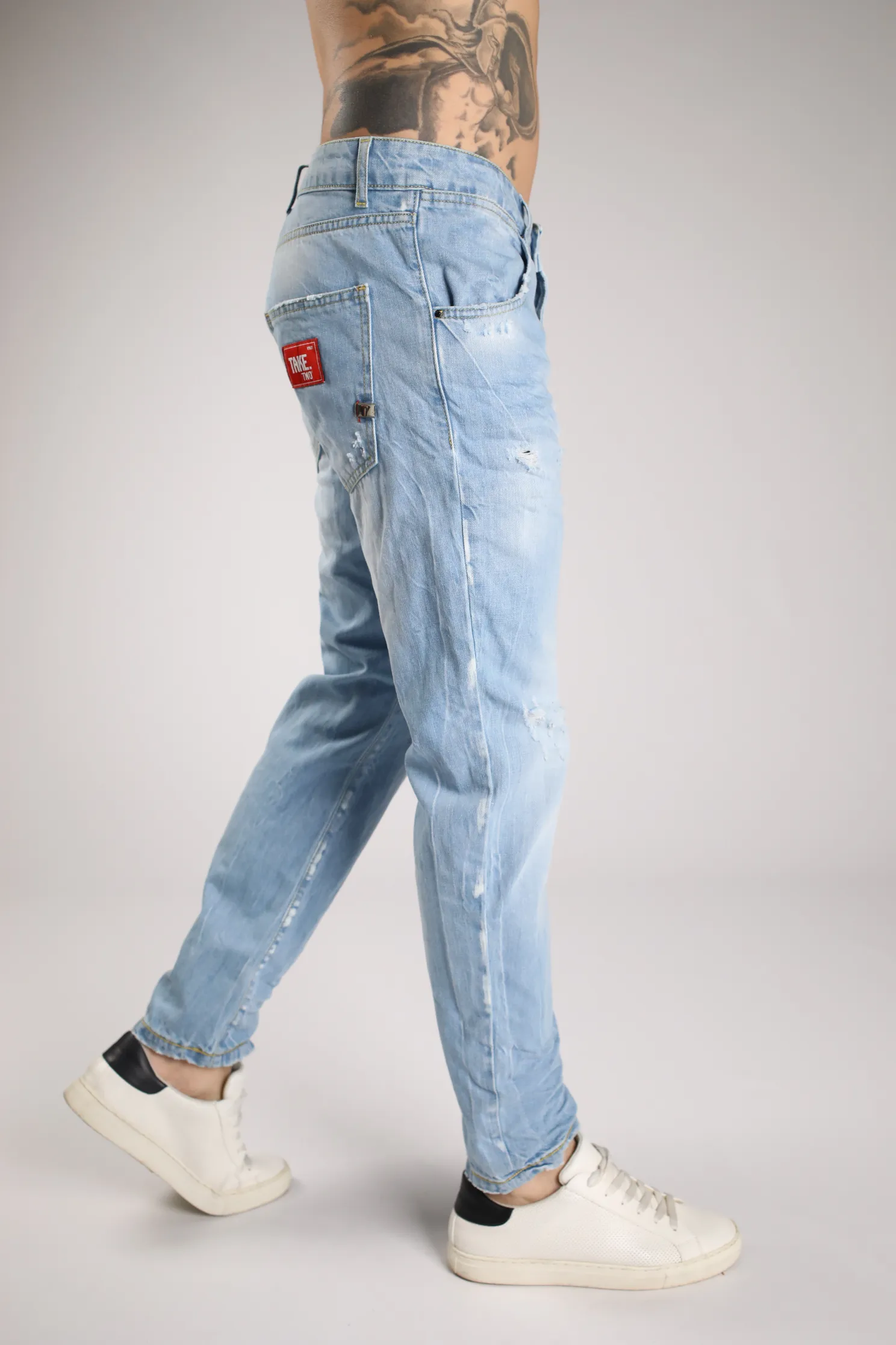 JEANS UOMO STRAPPATO TAKE-TWO UKE3254 - immagine 2