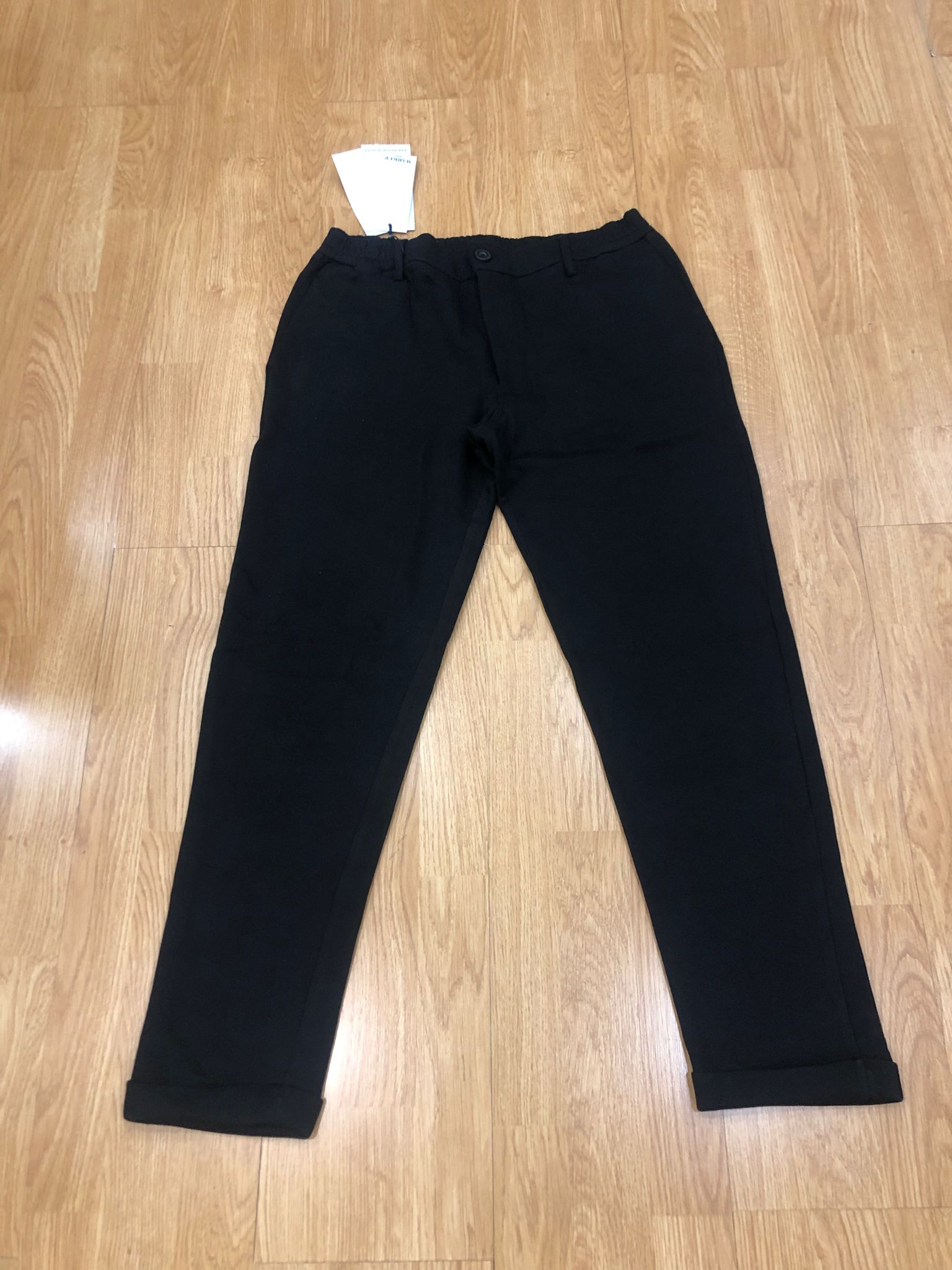 PANTALONE IN FELPA UOMO MARKUP CON BOTTONE E PIEGA SOTTO MK292072
