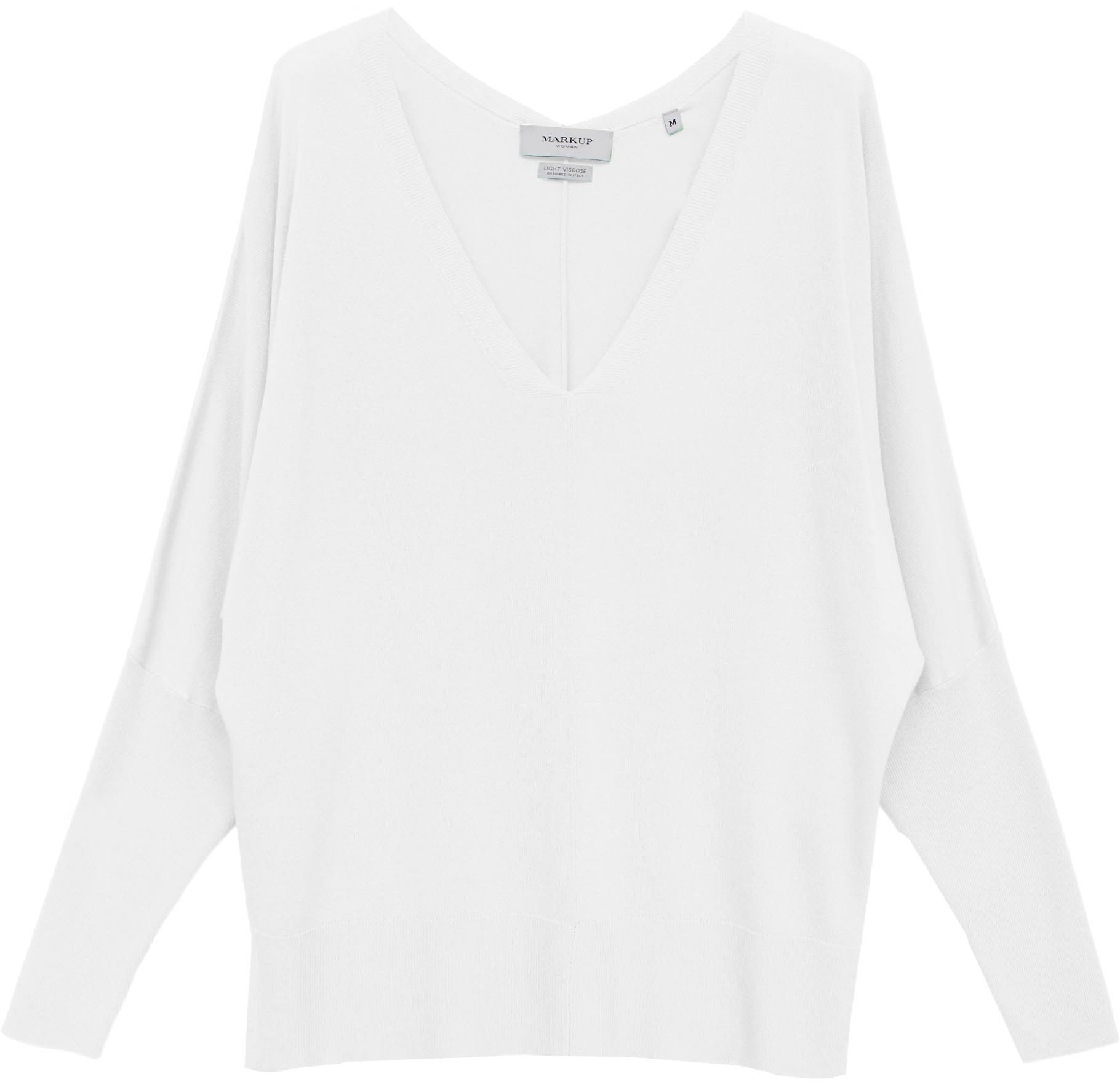 MAGLIA DONNA MARKUP OVER CON SCOLLO A V MW10006 - immagine 2