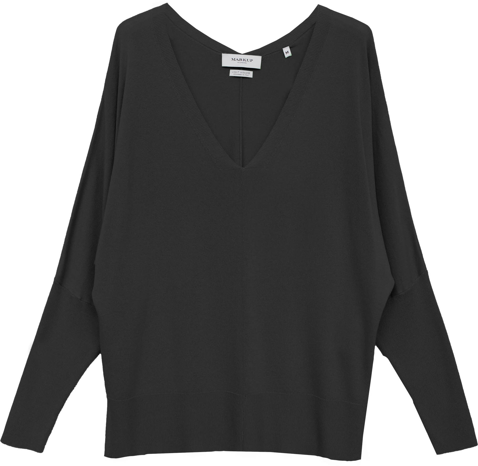 MAGLIA DONNA MARKUP OVER CON SCOLLO A V MW10006 - immagine 3