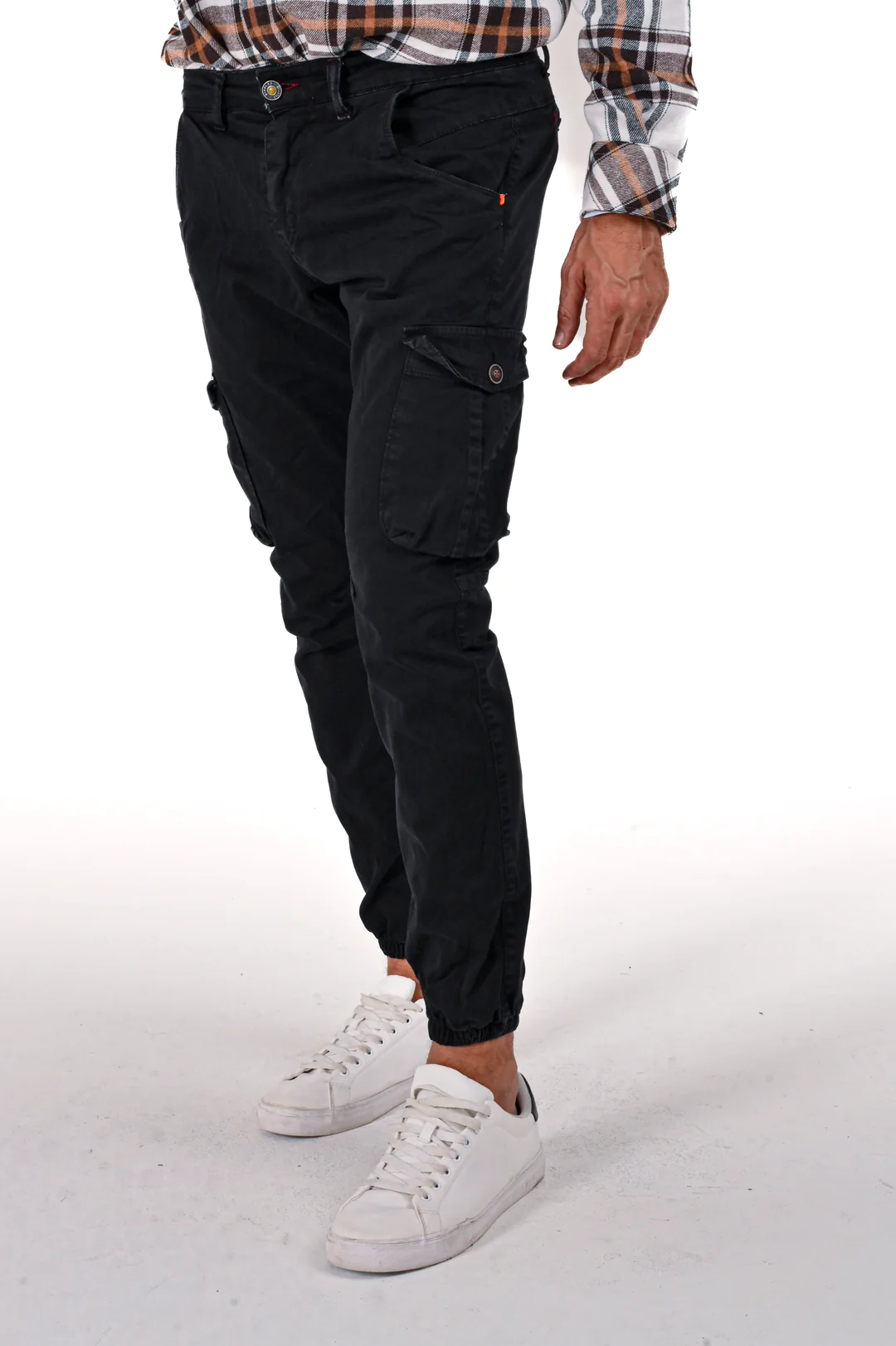 PANTALONE CARGO CON TASCONI DISPLAJ ART CEZANNE MOLLA