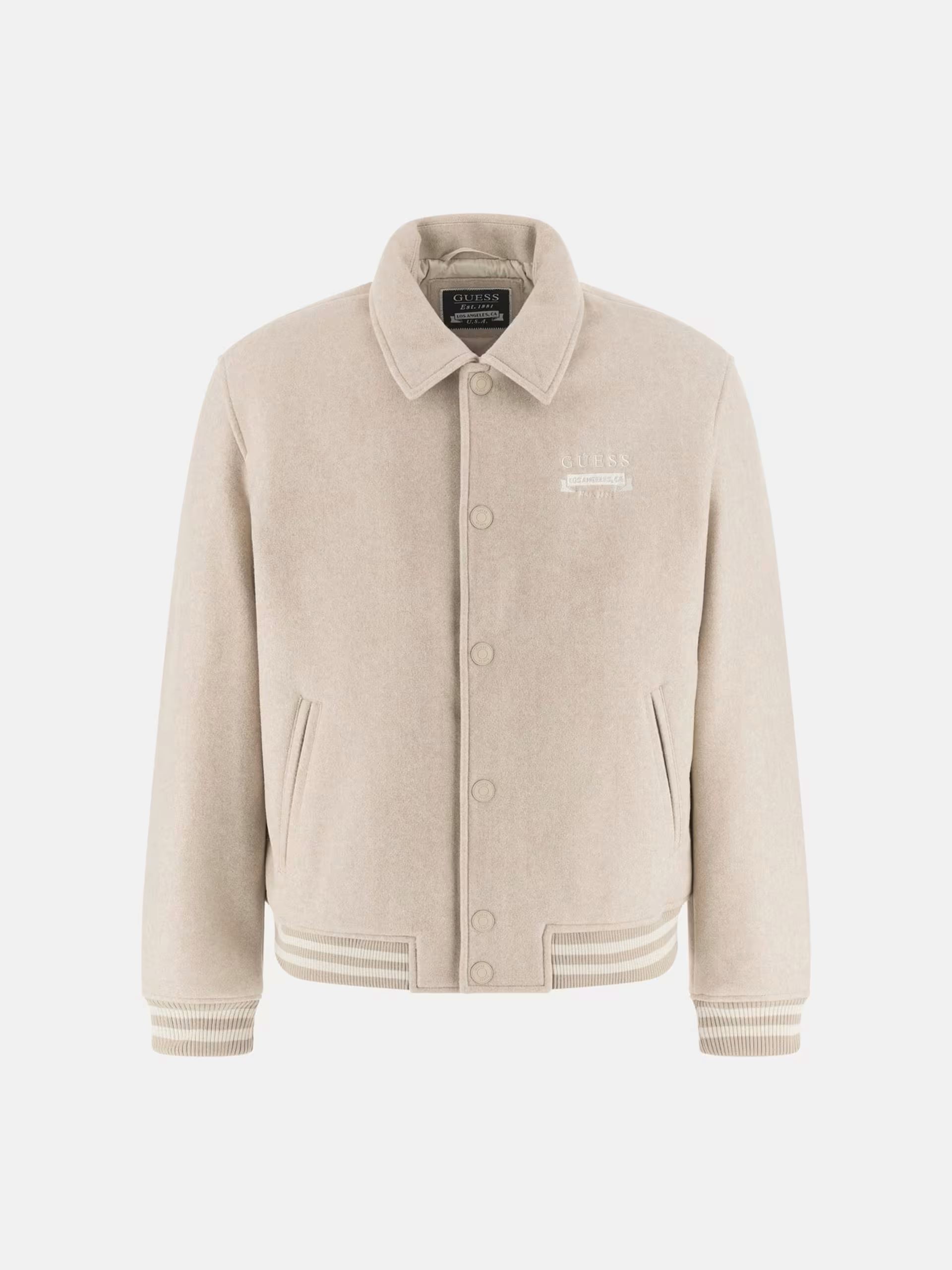 BOMBER DA UOMO GUESS IN PANNO M4BL29WGJ72