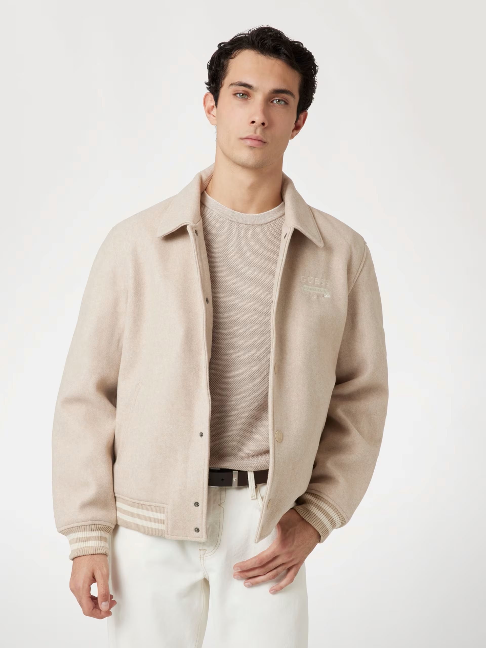BOMBER DA UOMO GUESS IN PANNO M4BL29WGJ72 - immagine 2