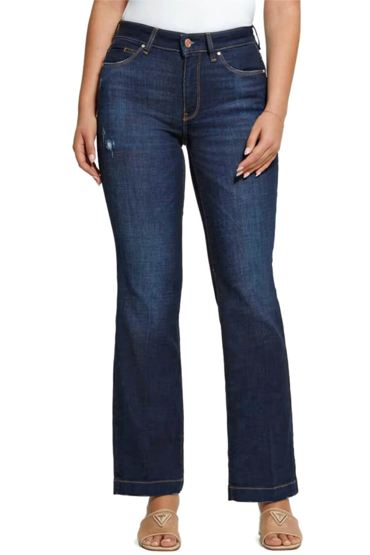 JEANS DA DONNA GUESS A ZAMPA W4YA58D4H18