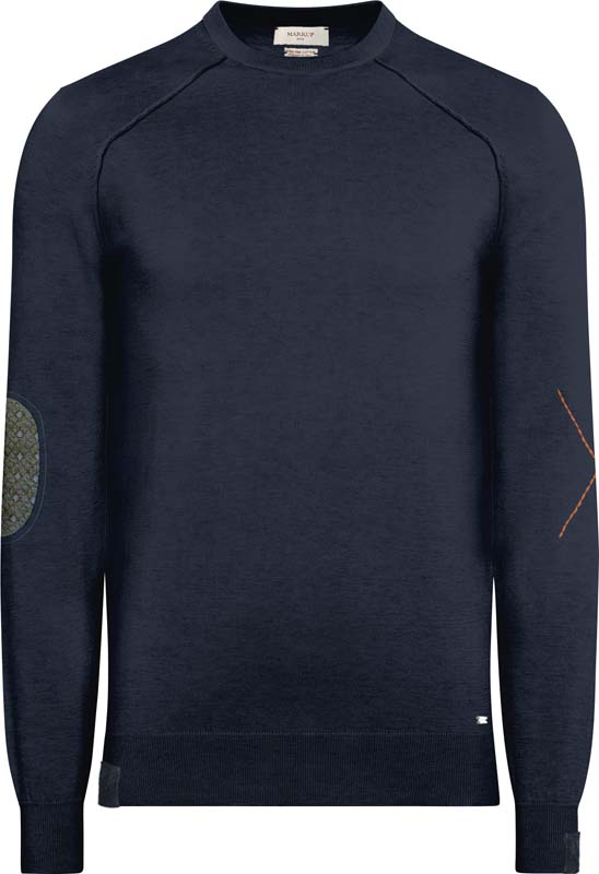 MAGLIA DA UOMO MARKUP CON PATCH MK890049 - immagine 2