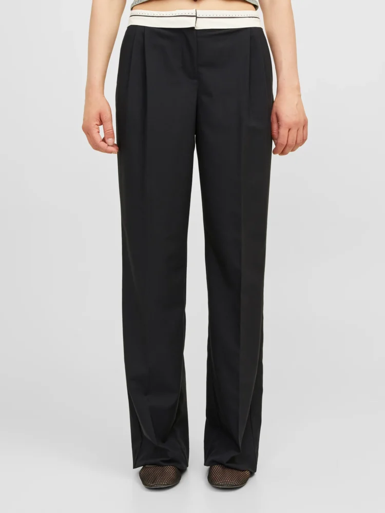 PANTALONE DA DONNA A PALAZZO RASATO JJXX JXELLIS