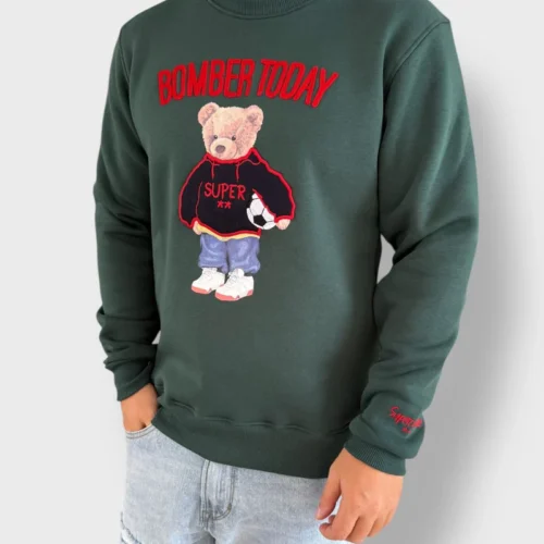 FELPA DA UOMO SUPERCULTURE BOMBER TODAY
