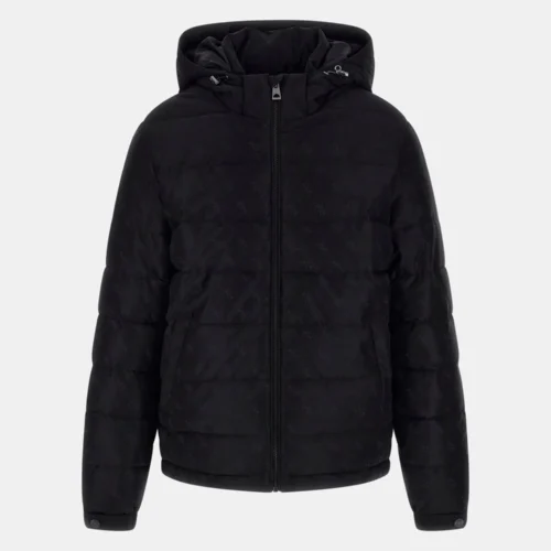PIUMINO DA UOMO GUESS CON CAPPUCCIO M5BL0BW2322