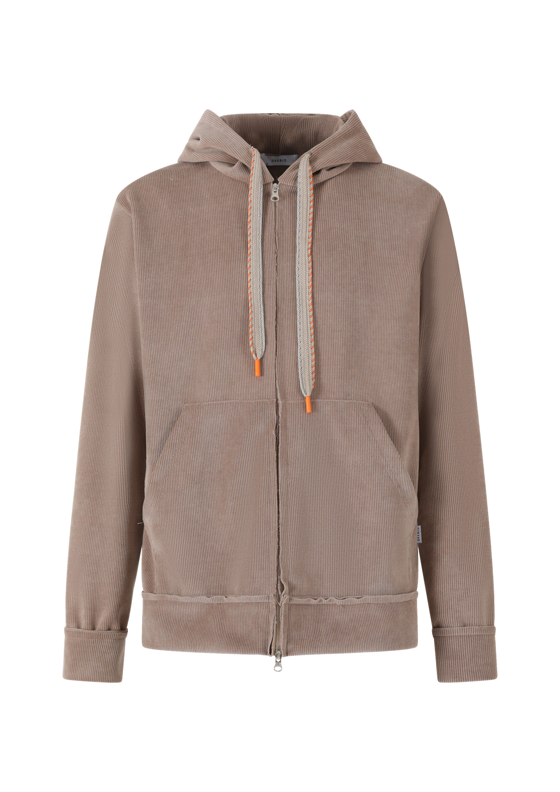 FELPA UOMO CON CAPPUCCIO E ZIP OVER-D OE1F2W5F28