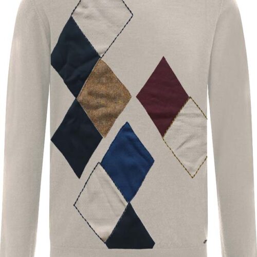 MAGLIA UOMO MARKUP LAVORAZIONE A ROMBO MK9900074