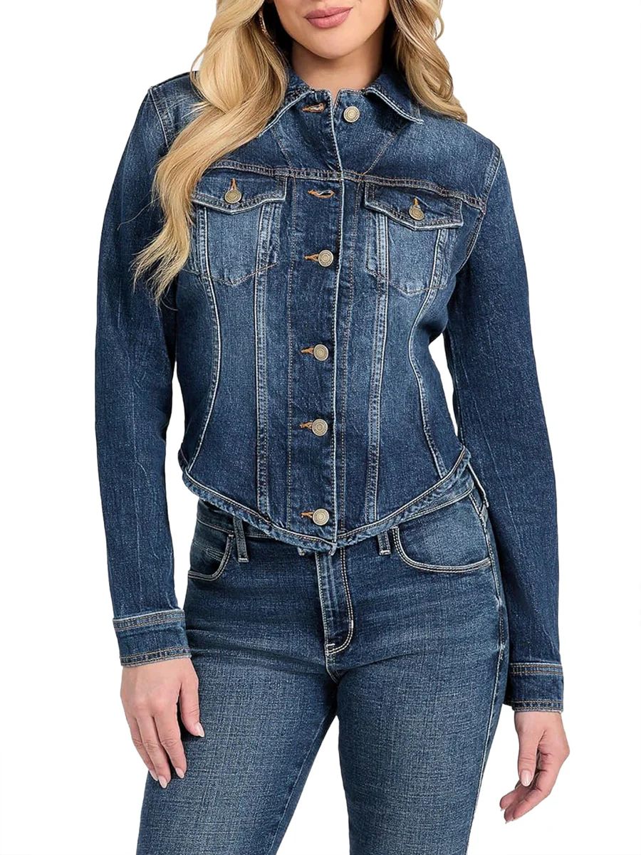 GIUBBINO JEANS GUESS DONNA W5YN49D5QP4