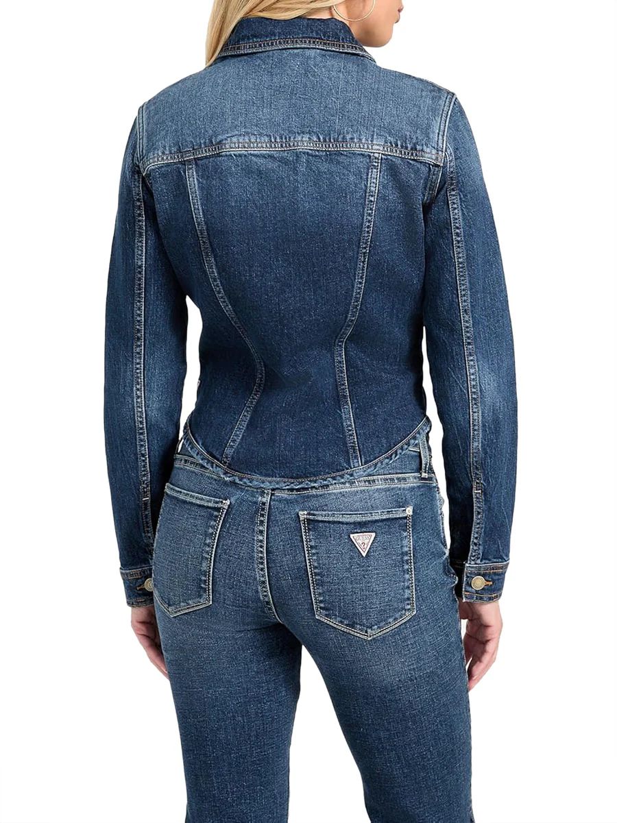 GIUBBINO JEANS GUESS DONNA W5YN49D5QP4 - immagine 2