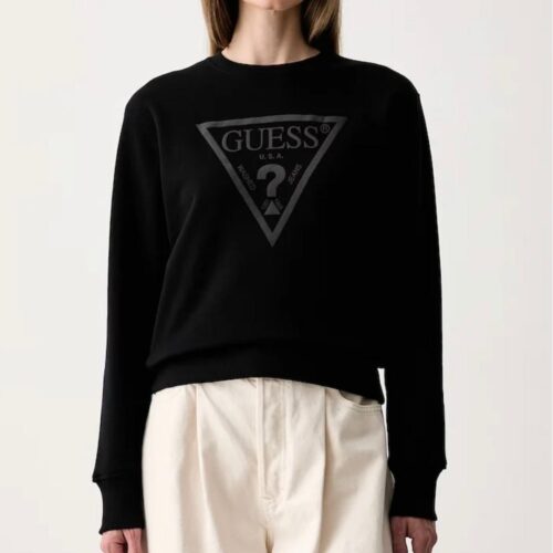 FELPA RAGAZZA GUESS BASICA CON LOGO W6YQ04K3858