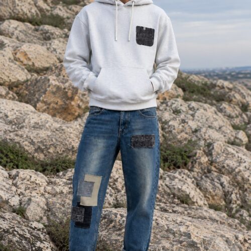 JEANS OVER-D RAGAZZO CON TOPPE OH1F2W6D80