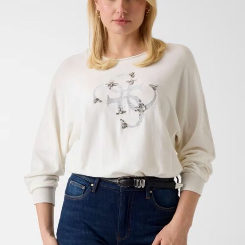 MAGLIA DONNA GUESS CON GIOIELLI W6YR27Z0975